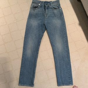R13 WOMEN’S SIZE 25 “STOVE PIPE”JEANS